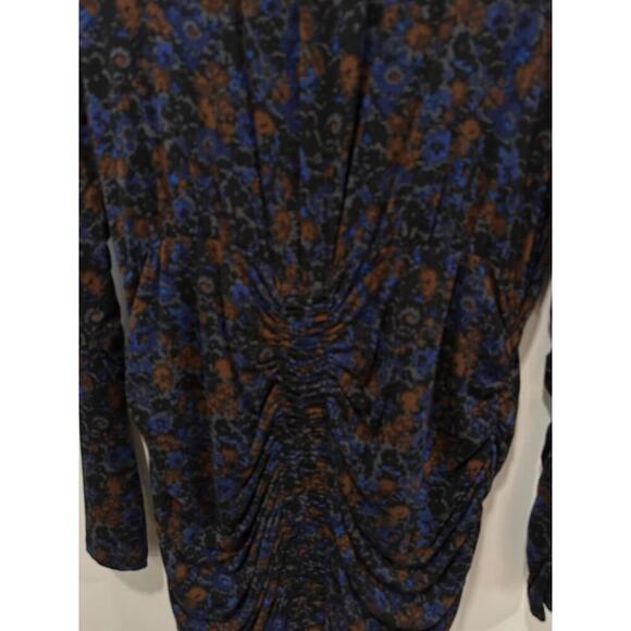 NWT Veronica Beard Gretna Dress Sapphire Multi Print Size L - Picture 10 of 12